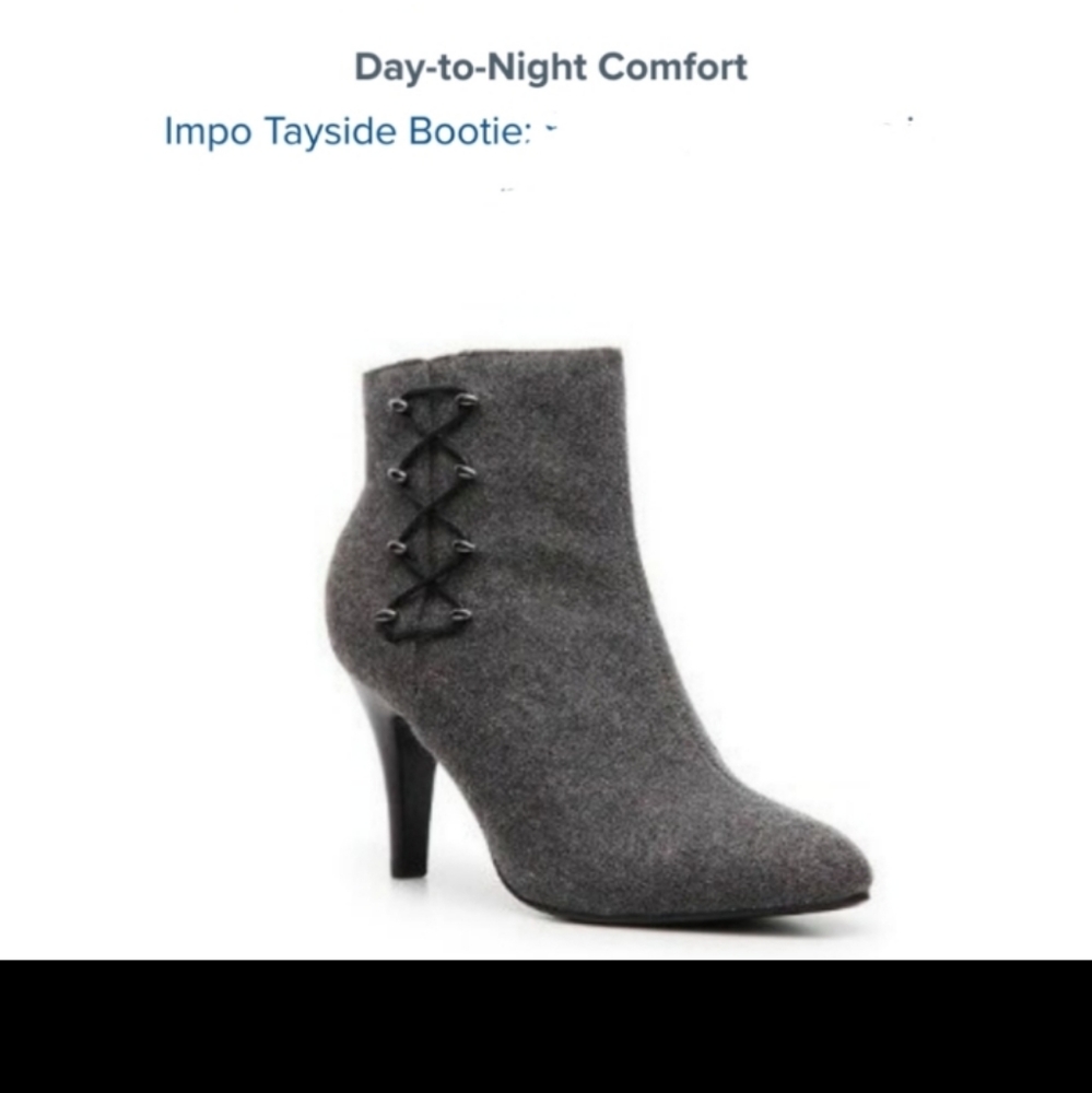 NIB Impo Tate Booties in Grey, sz 8M
